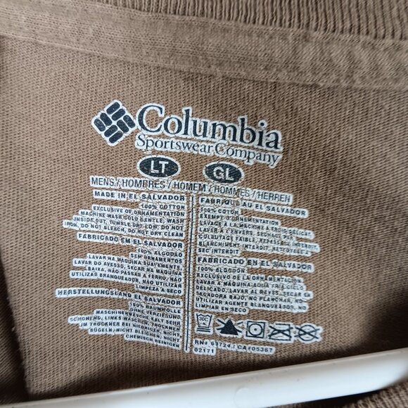 Columbia Periodic Table of Hunting Elements Graphic Long Sleeve T-Shirt Brown LT - Picture 4 of 6